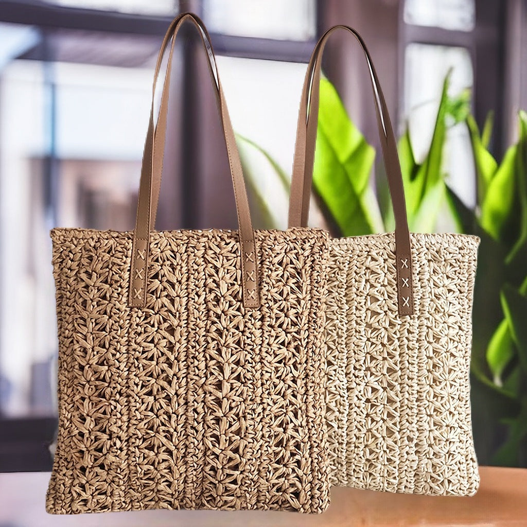 Handcrafted Beach Bag in Modern Macrame Style Kalsten