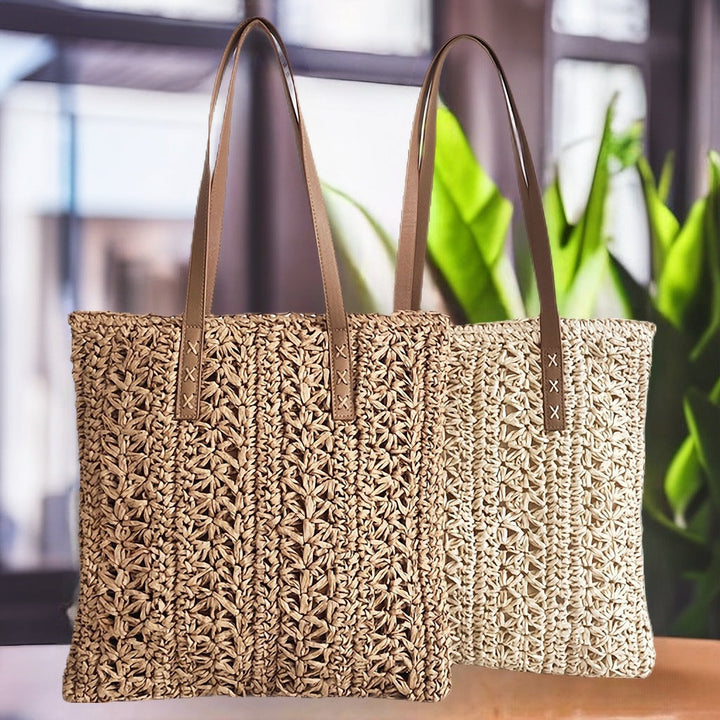 Handcrafted Beach Bag in Modern Macrame Style Kalsten