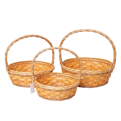 Handcrafted Woven Storage Baskets Set Acalora
