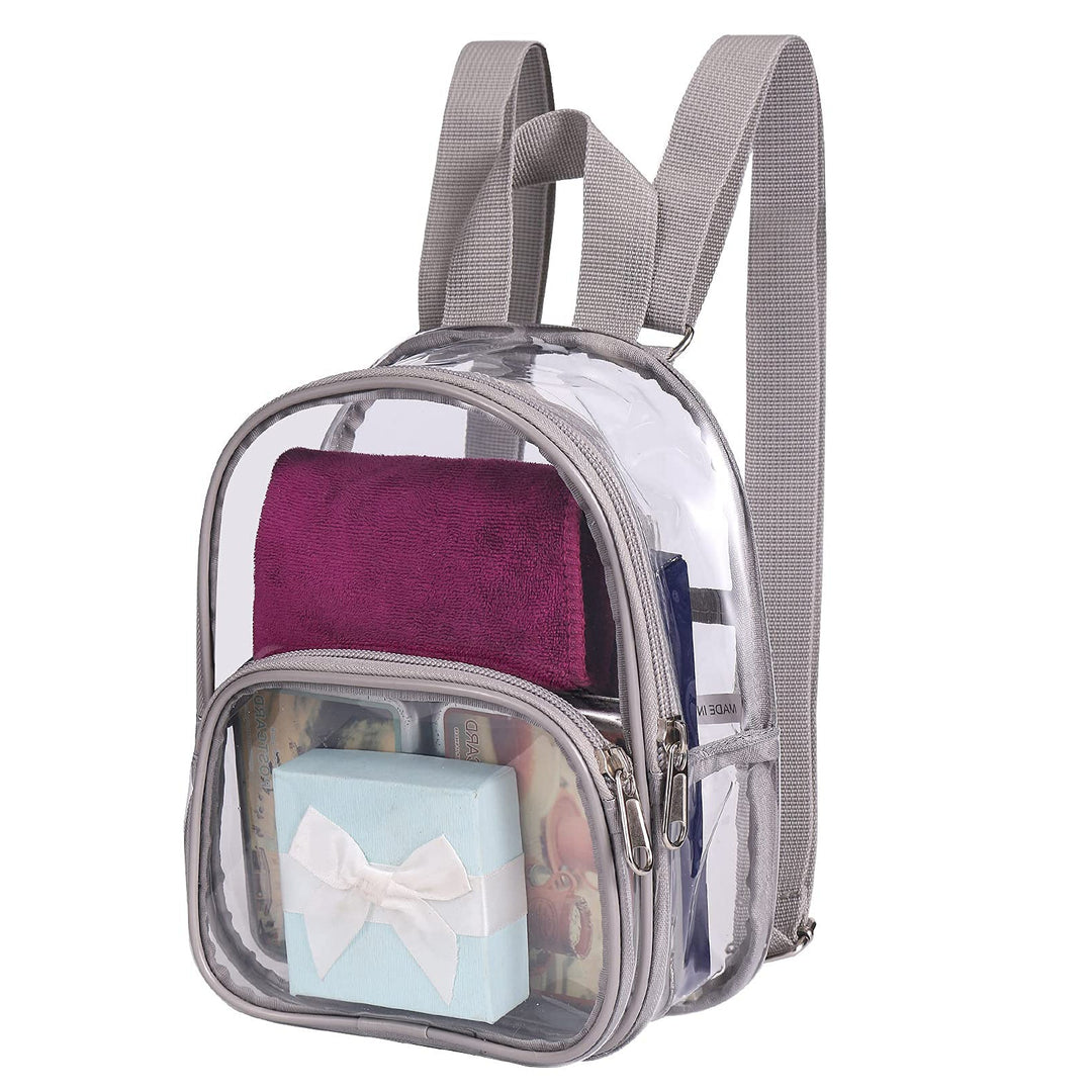 Unisex transparent backpack with multiple compartments Kalsten