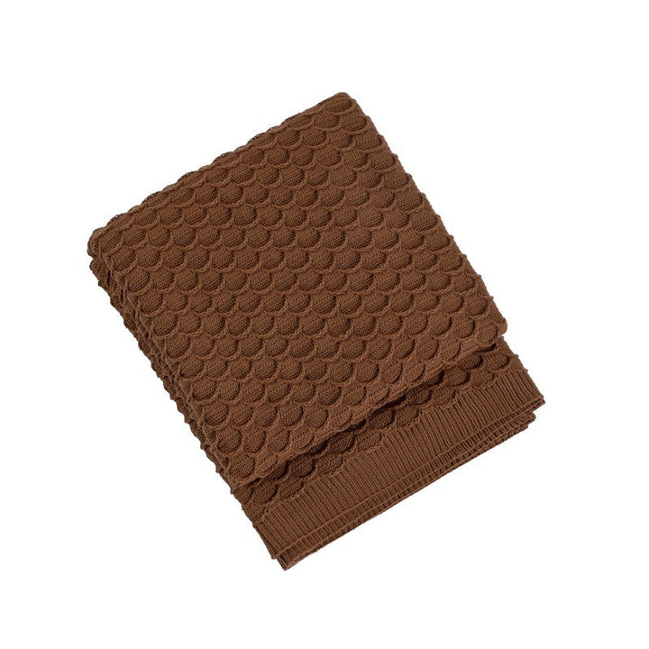 Cozy Knitted Throw Blanket Kalsten