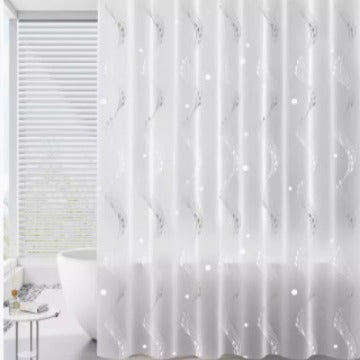 Sheer Textured Shower Curtain Kalsten