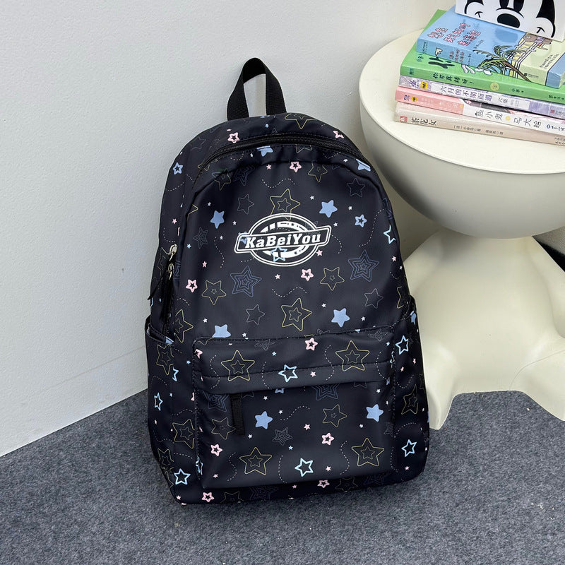 Star-Themed Multi-Compartt Backpack Kalsten