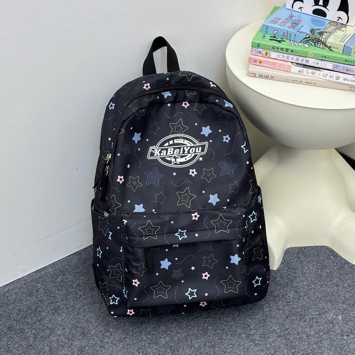 Star-Themed Multi-Compartt Backpack Kalsten