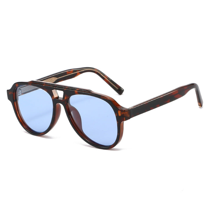 Women's Vintage Sunglasses with High-Quality UV Protection and Fashionable Tortoiseshell Pattern Kalsten