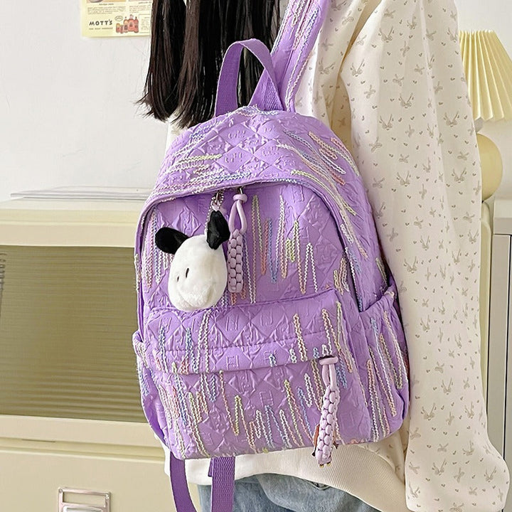 Trendy Textured Backpack Kalsten