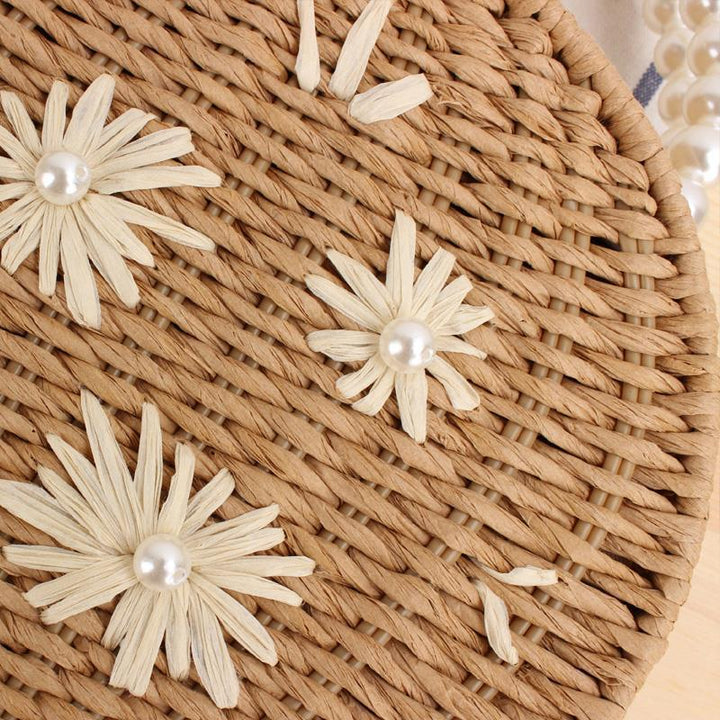 Round base bag with pearl decoration Kalsten