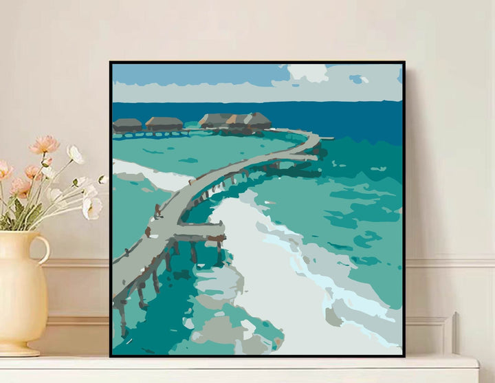 Scenic Mountain Landscape Canvas Art Kalsten