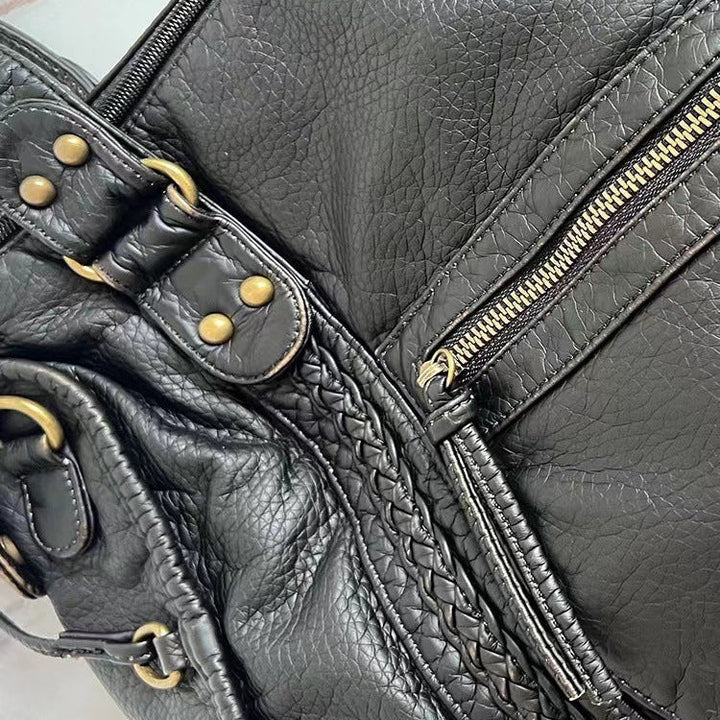 Ladies Shoulder Bag PU Leather Spacious with Laptop Compartment and Adjustable Strap | Kalsten