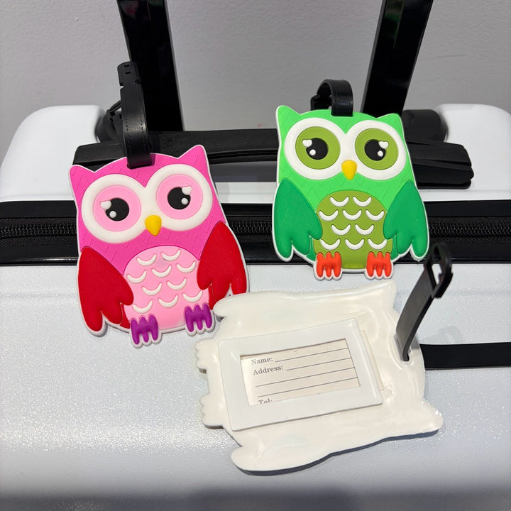Owl-Shaped Luggage Tag Kalsten