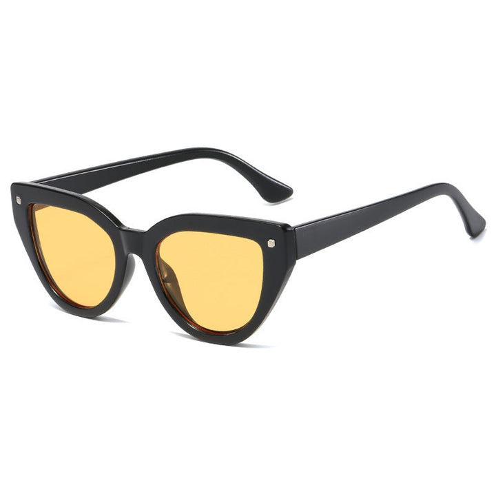 Women's Cat-Eye Sunglasses with Distinctive Animal Print Pattern Kalsten