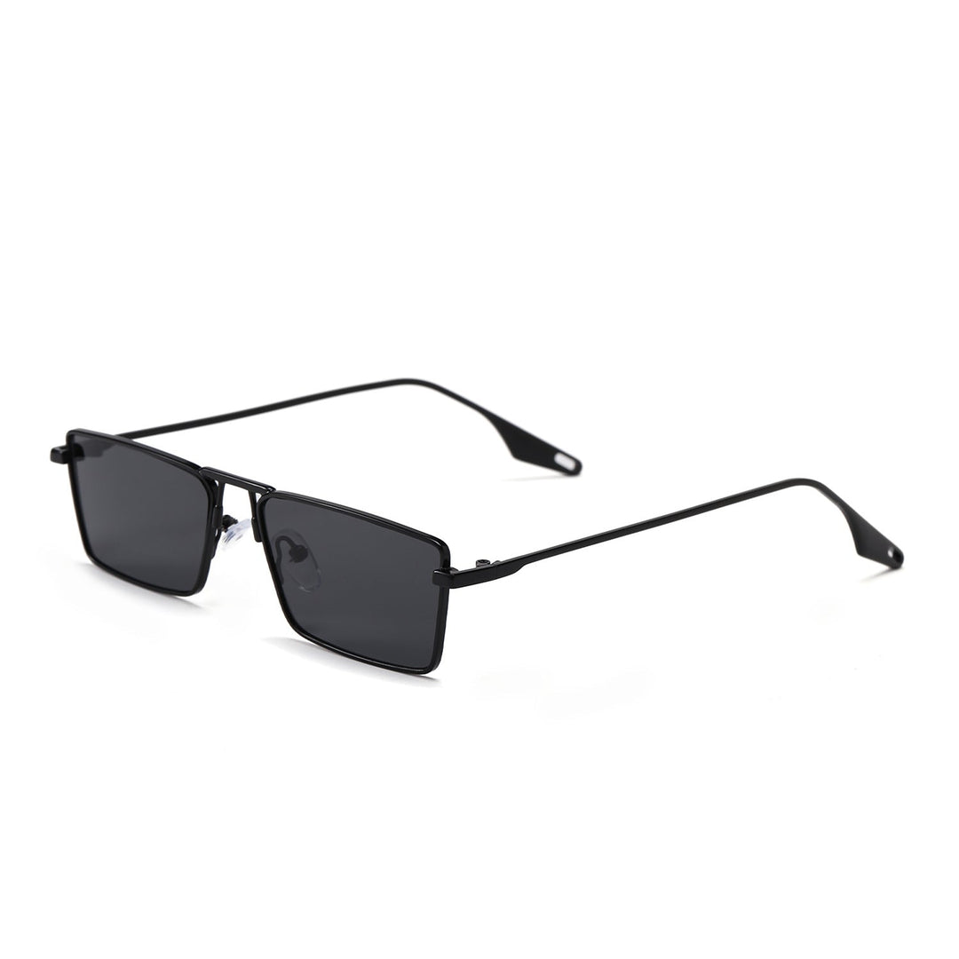 Women's elegant square sunglasses with narrow metal frame and UV protection Kalsten