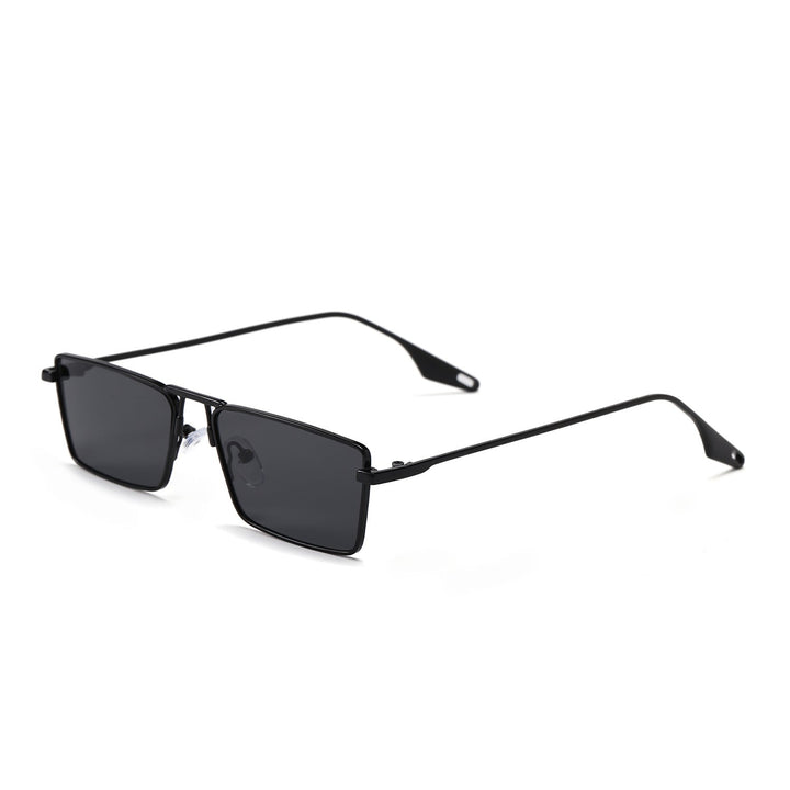 Women's elegant square sunglasses with narrow metal frame and UV protection Kalsten