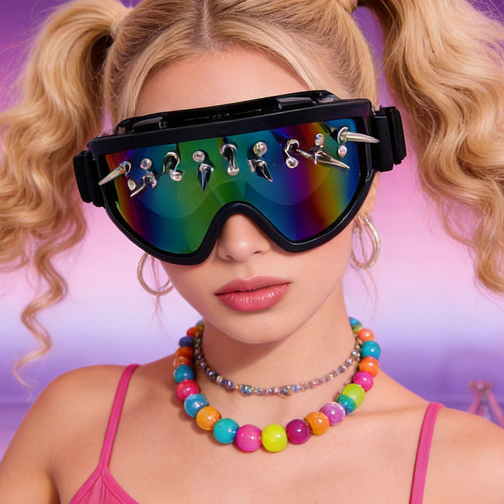Women's sporty goggles with punk-inspired design Kalsten
