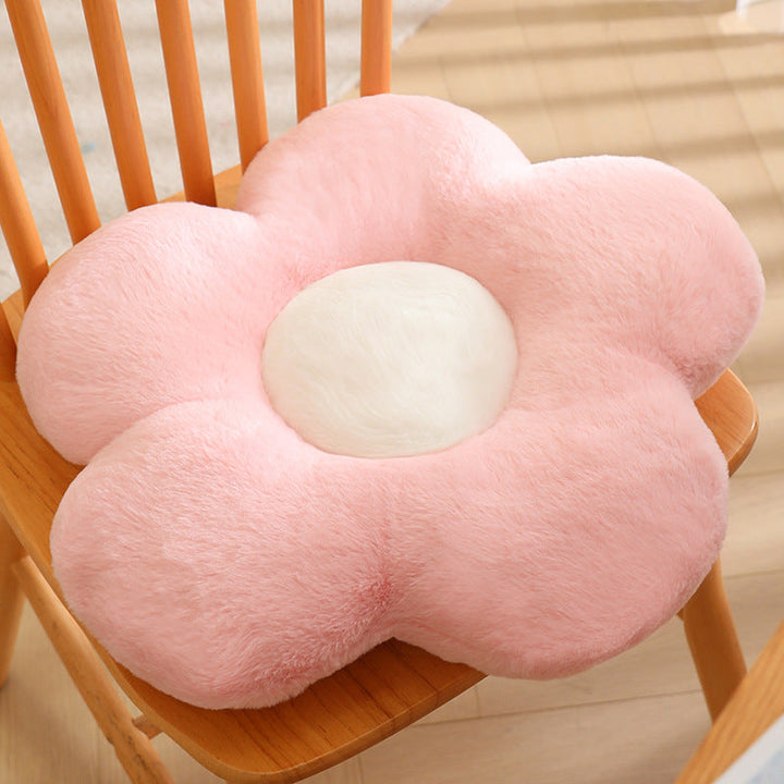 Plush seat cushion in flower shape Kalsten