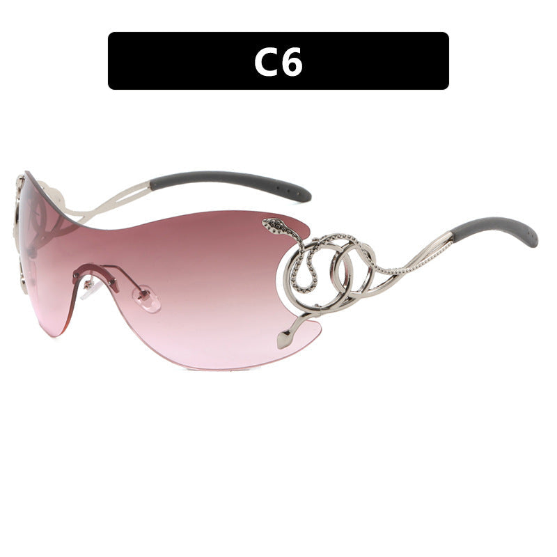 Women’s futuristic sunglasses with playful design Kalsten