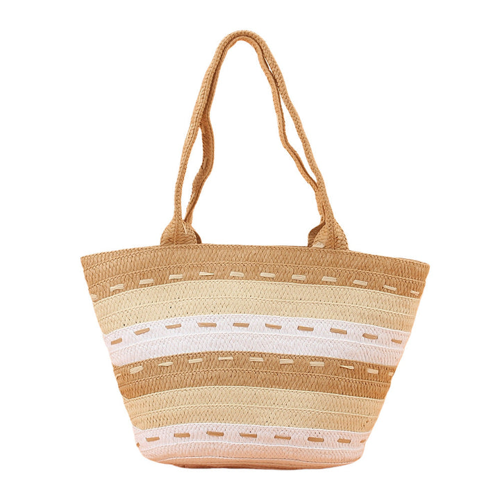 Basket bag with structured design and sturdy carrying handles Kalsten