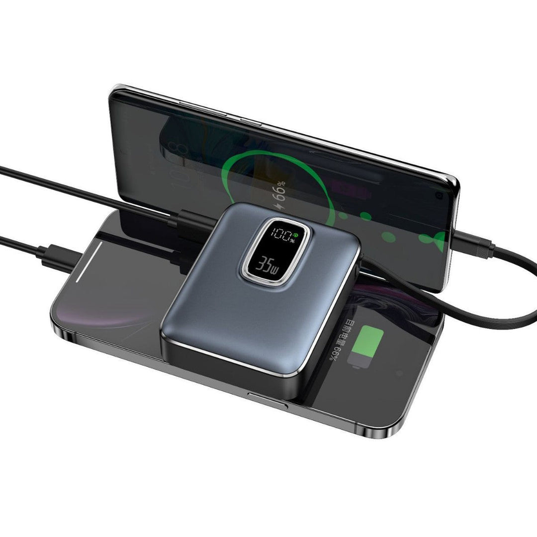 Portable power bank with integrated LED display and fast charging function Kalsten