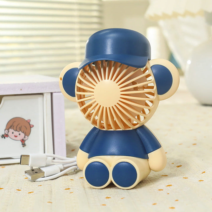 Ladies portable hand fan in original monkey design Kalsten