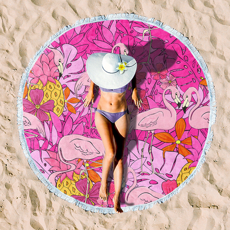 Rundstrand towel with unique sunset design Kalsten
