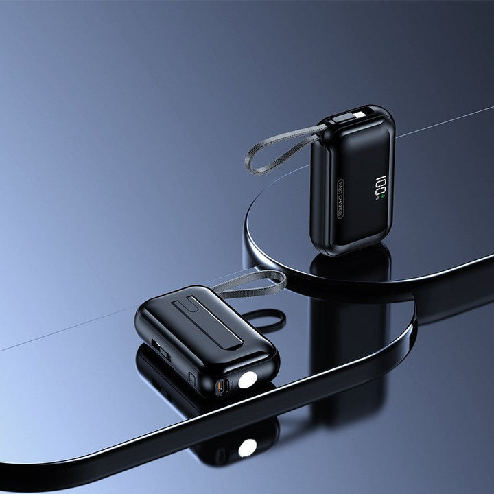 Portable power bank with compact charging and innovative carrying bag Kalsten