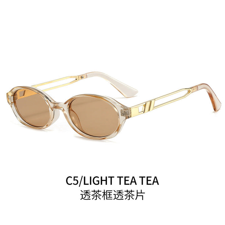 Women Elegant Sunglasses in luxurious tortoiseshell design with golden metal accents Kalsten