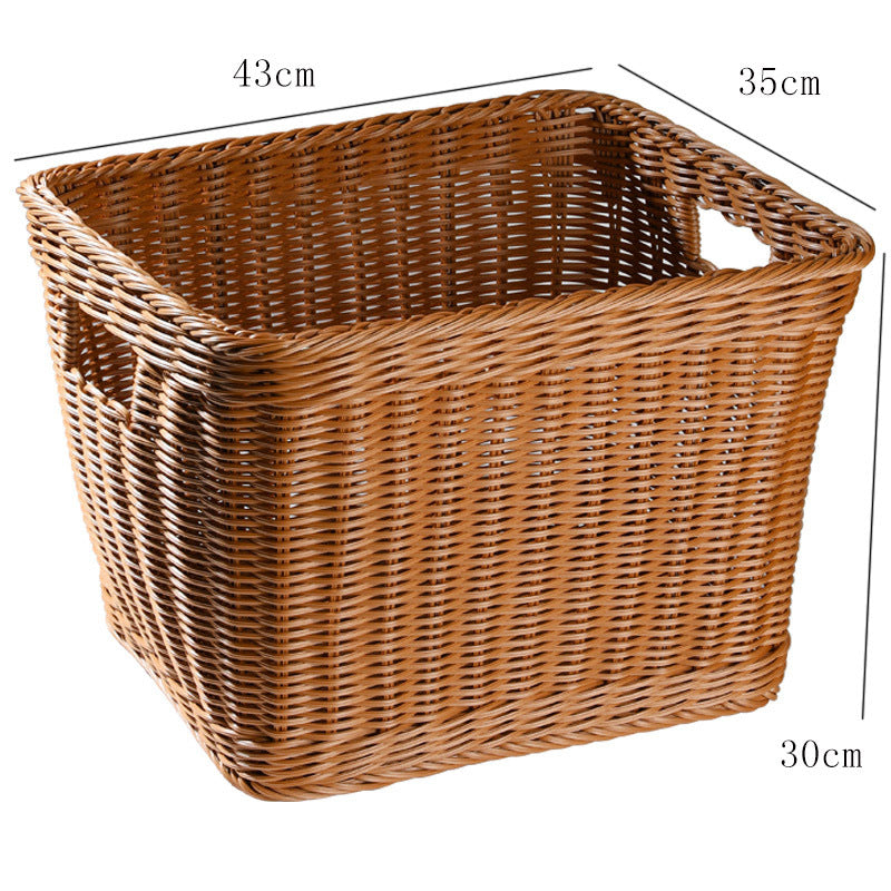 Premium Handwoven Wicker Storage Bin Kalsten
