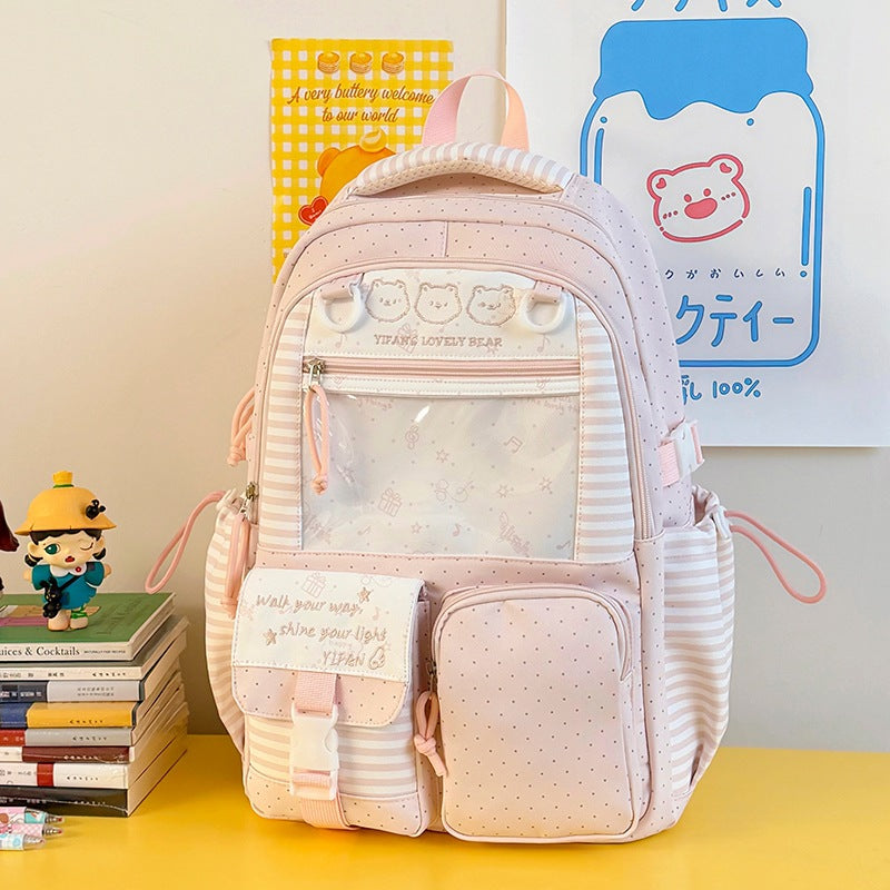 Cute Character Design School Backpack