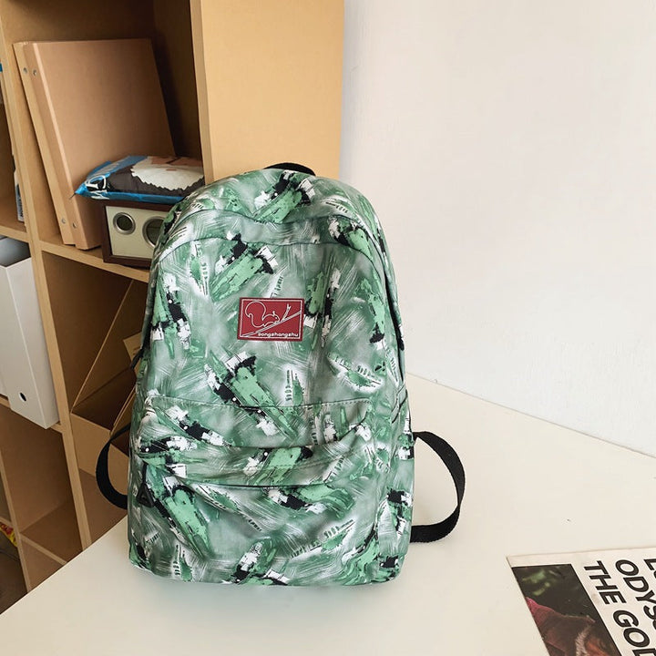 Abstract Print Multi-Functional School Backpack