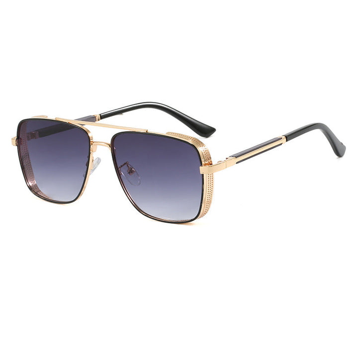 Women's fashionable square sunglasses with luxurious metal accents Kalsten