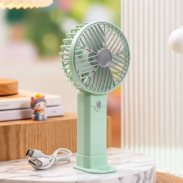 Women Portable USB Hand Fan with Flexible Tilt Kalsten
