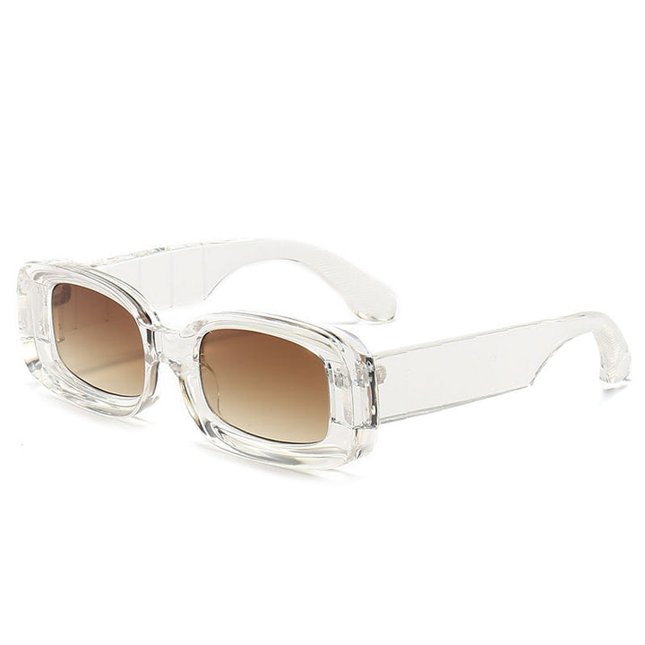 Women's Square Sunglasses with Transparent Frame Kalsten