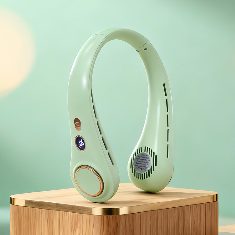 Ladies portable neck fan with innovative air circulation Kalsten