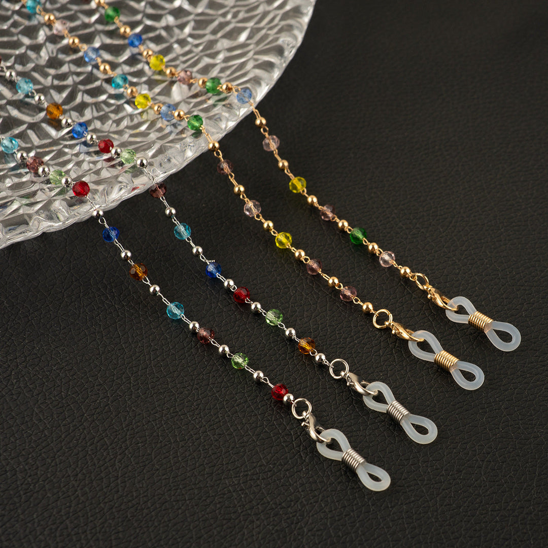 Colorful Crystal Beaded Eyewear Chain Kalsten