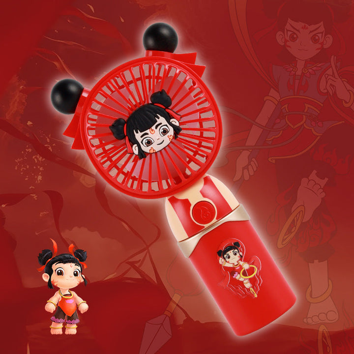 Unisex Portable Hand Fan in Comic Design Kalsten