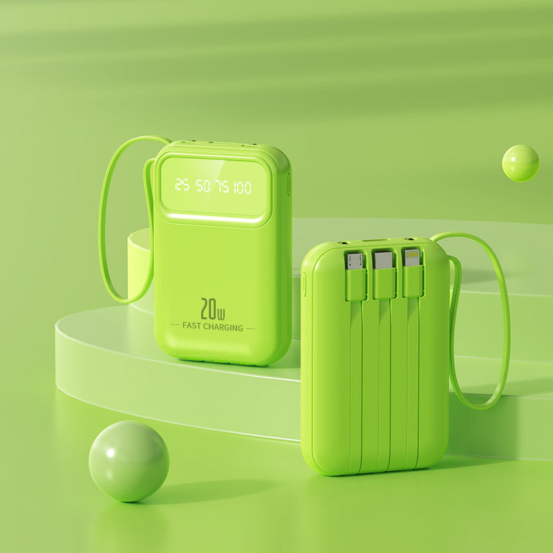 Compact power bank with integrated fast charging ports Kalsten