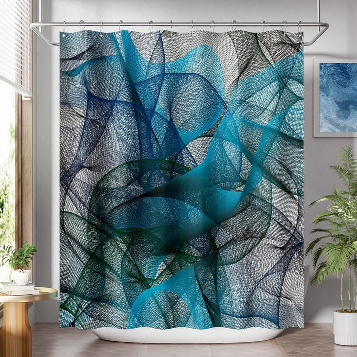 Modern Striped Shower Curtain Kalsten