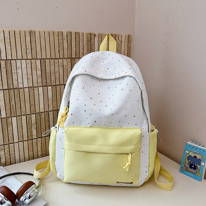 Fun Polka Dot School Backpack