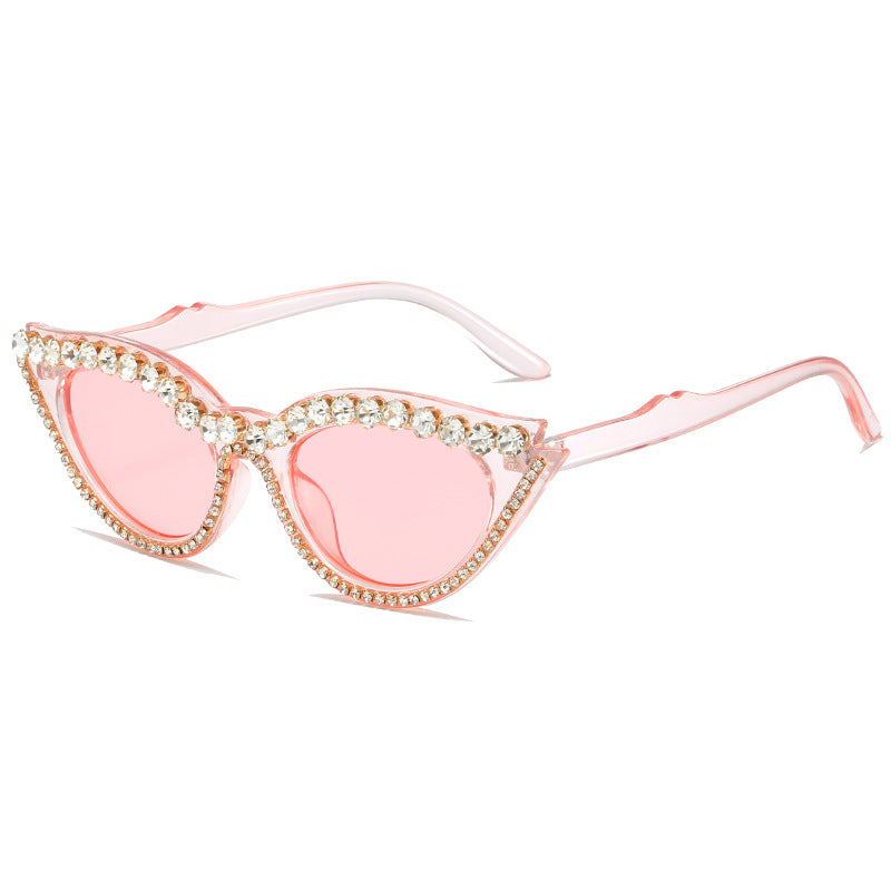 Women's extravagant cat-eye sunglasses with glamorous crystal embellishments Kalsten