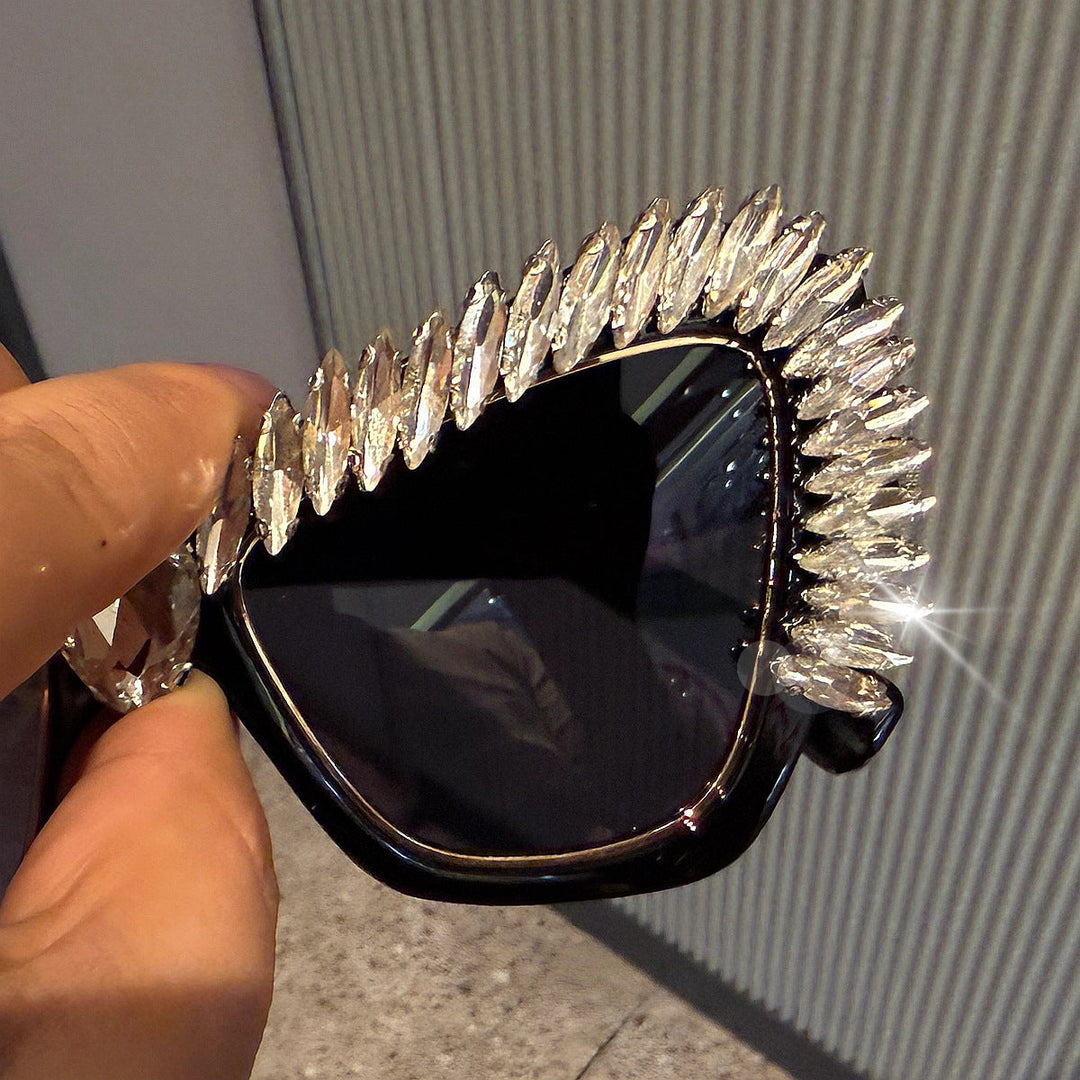 Women extravagant Cat-Eye sunglasses with sparkling crystal tips Kalsten