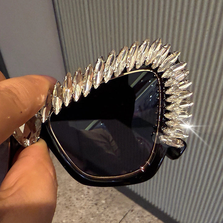 Women extravagant Cat-Eye sunglasses with sparkling crystal tips Kalsten