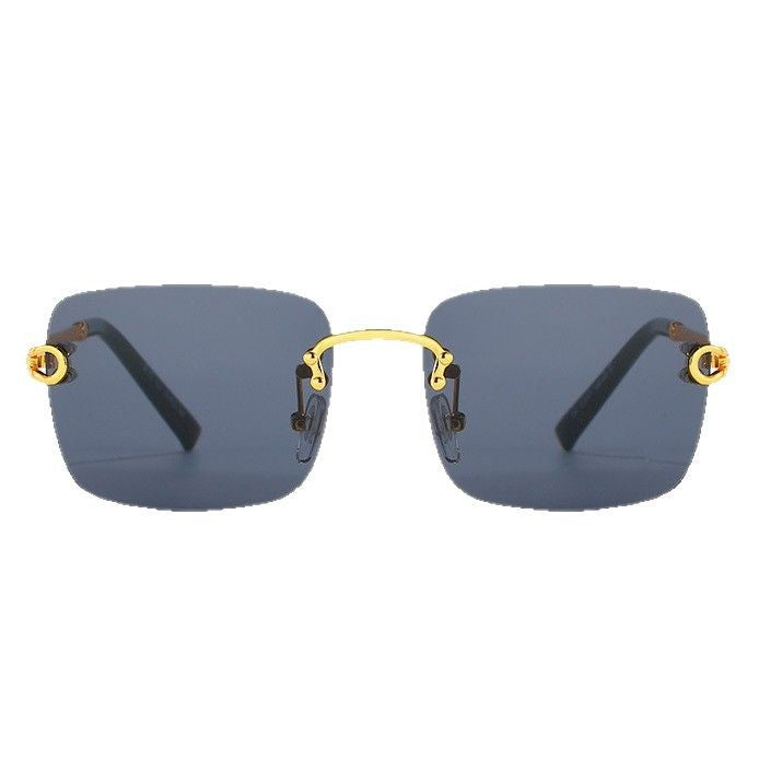 Women's square sunglasses with luxurious, gold-accented frame and protective lenses Kalsten