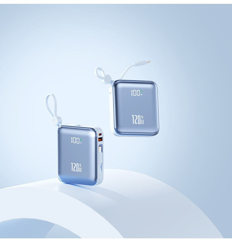 Compact power bank with state-of-the-art quick charging function and digital display Kalsten