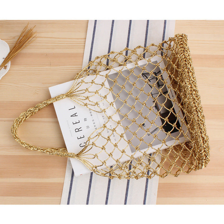 Creative mesh handbag with inner pouch Kalsten