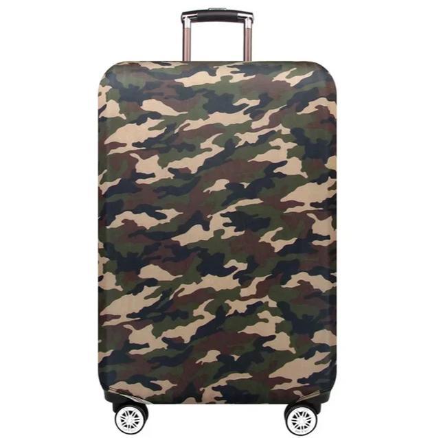 Unisex stretchable suitcase cover with cute alpaca design, elastic protective cover for hard-shell and fabric suitcases Kalsten