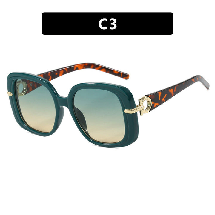 Women's square sunglasses with luxurious metal accent Kalsten