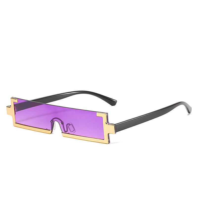 Ladies futuristic sunglasses with unique geometric design Kalsten