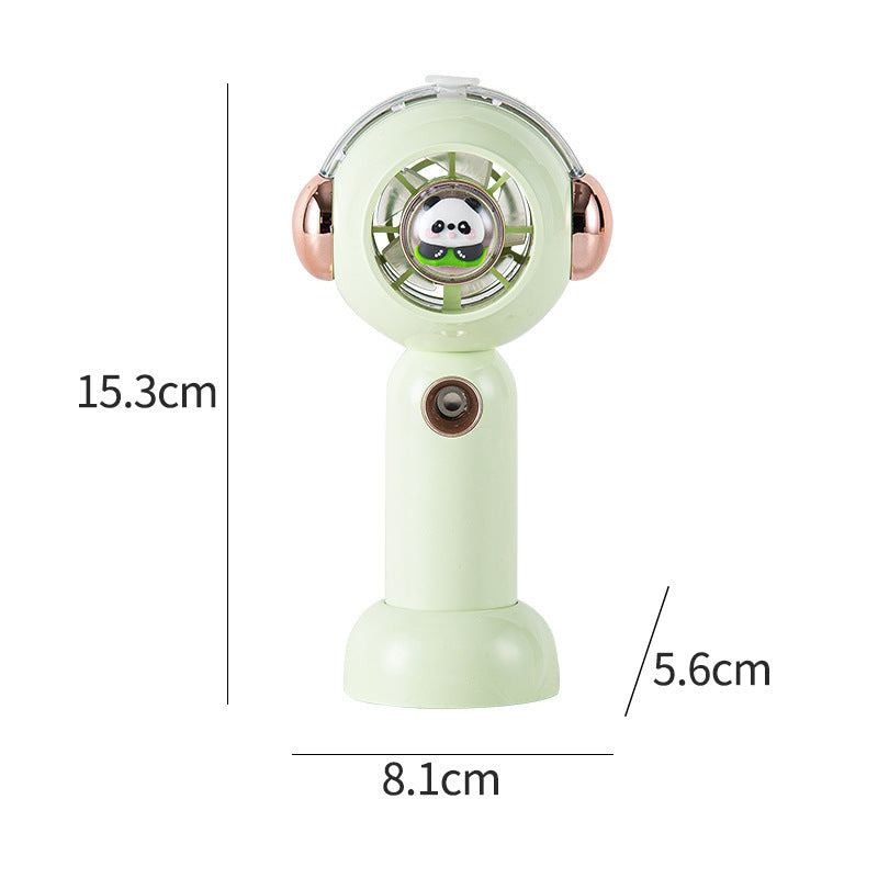 Women Portable Mini Hand Fan with Cute Panda Design Kalsten