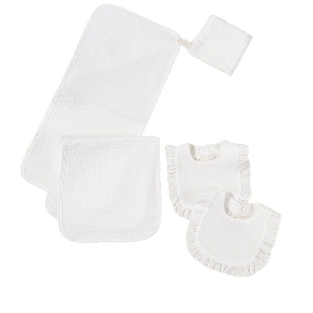 Soft Muslin Baby Bib and Changing Pad Set kalsten