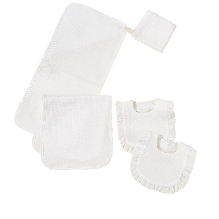 Soft Muslin Baby Bib and Changing Pad Set kalsten